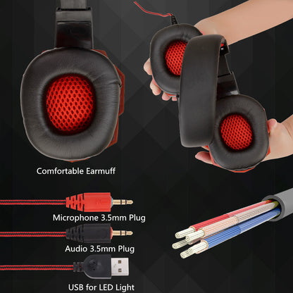 Relixcart Premium RGB Gaming Headphones