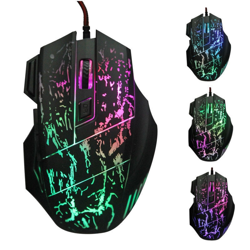 Transparent LED Gaming Mouse - Relixcart