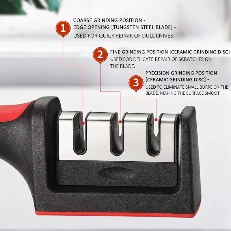 Relixcart Pro-Series 3-Stage Knife Sharpener