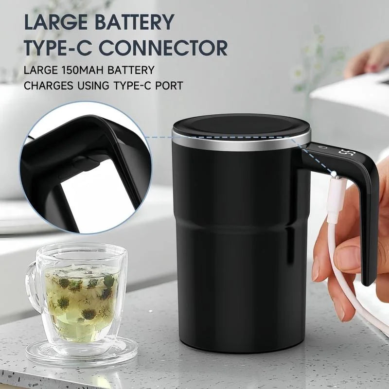 Magnetic Self-Stirring Mug