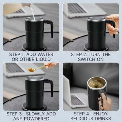 Magnetic Self-Stirring Mug